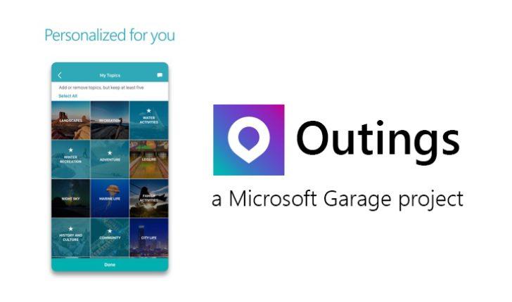 تطبيق Outings لاستكشاف وجهات السفر والمعالم السياحية لأجهزة أندرويد و iOS