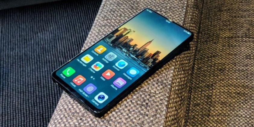 الكشف رسميا عن جوال أبيكس بكاميرا أمامية خفية وبقارئ بصمة مُدمج في في نصف مساحة الشاشة