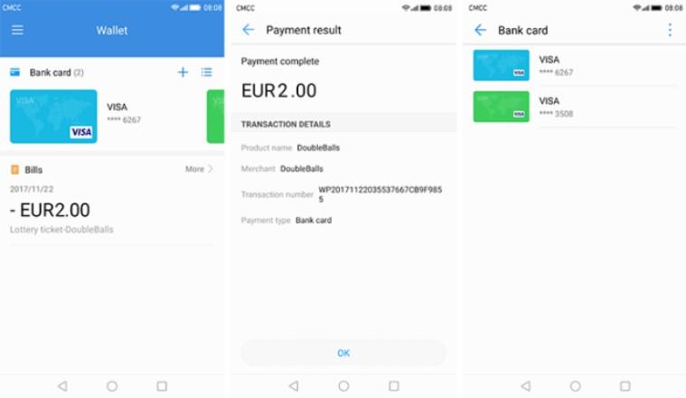 هواوي تقوم بإطلاق تطبيق الدفع الرقمي Huawei Wallet على متجر قوقل بلاي