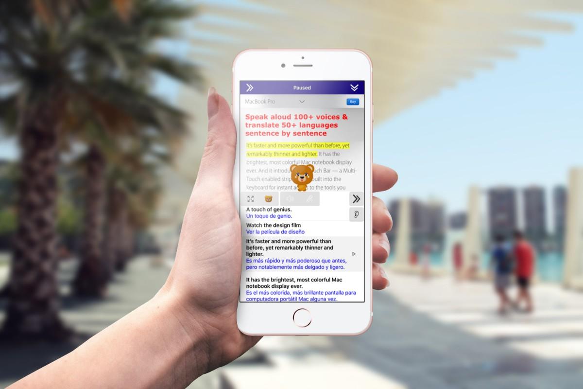 تطبيق Read to me يقوم بقراءة النصوص بمختلف اللغات والتي منها العربية