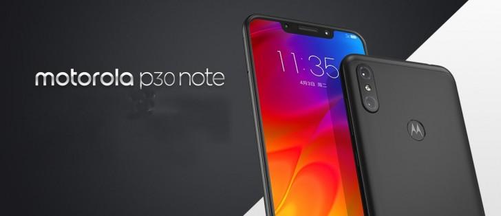 موتورولا تكشف رسمياً عن الجوال Motorola P30 Note مع شاشة 6.2 إنش وبطارية ضخمة