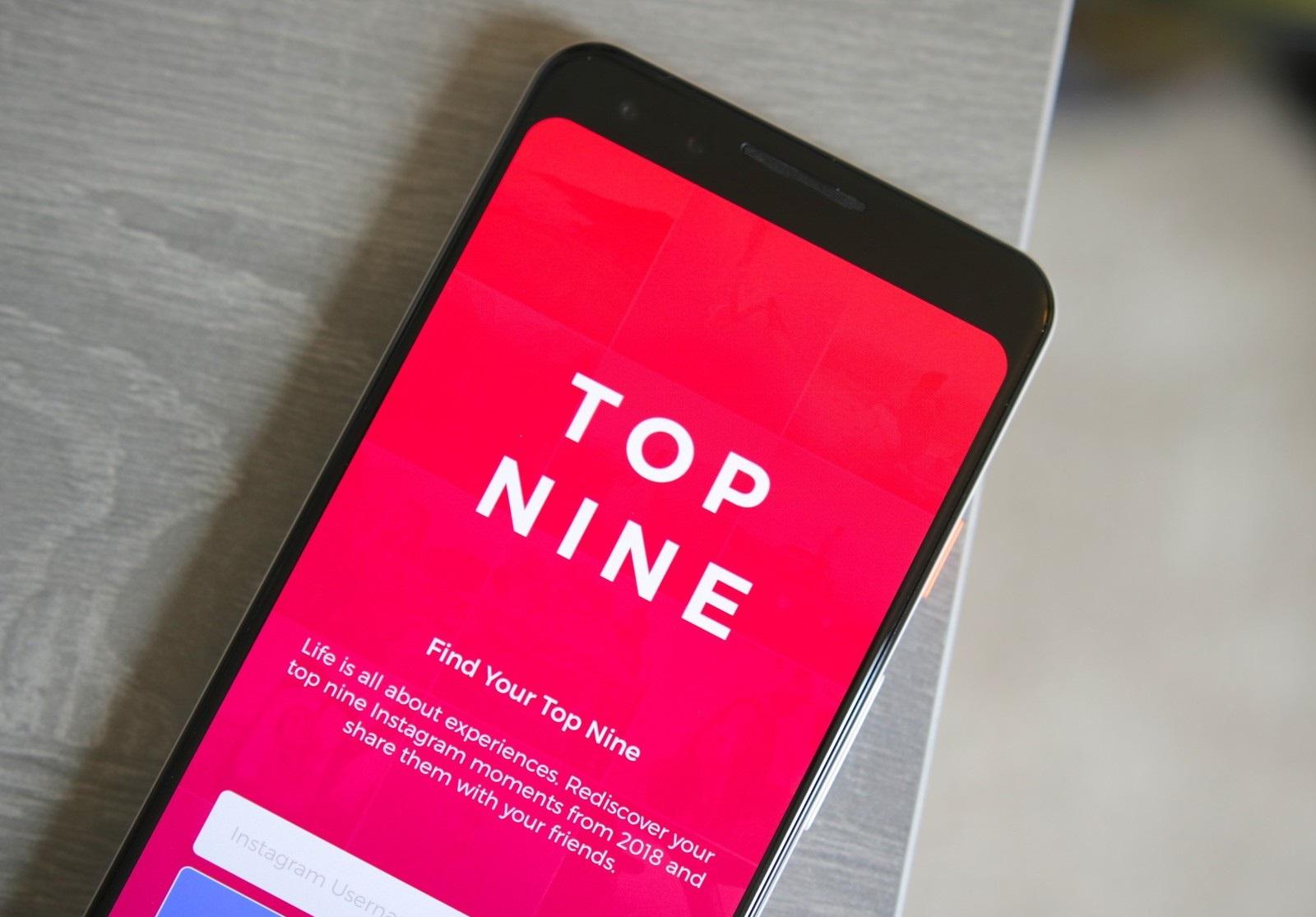 تطبيق Top Nine for Instagram لمعرفة أفضل ما نشرته على الانستجرام