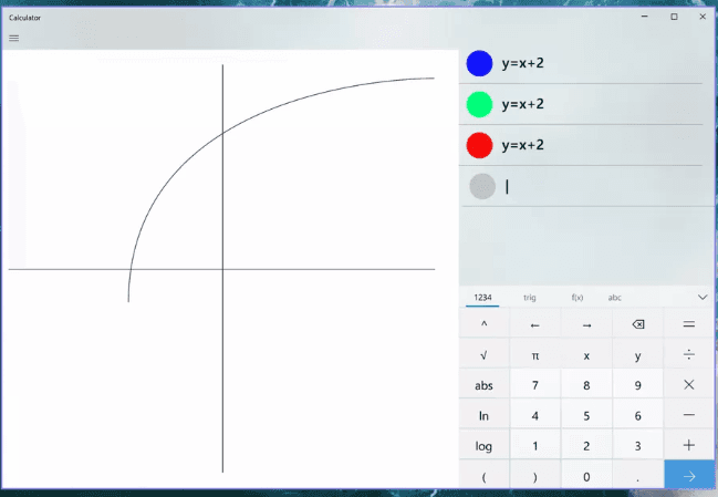 ويندوز 10 يحصل على آلة حاسبة جديدة تدعم الرسوم البيانية للمعادلات وغيرها