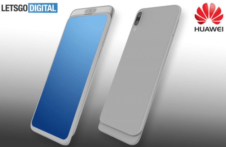 اصدار جديد من شركة هواوي بتصميم منزلق ينكشف في براءة اختراع جديدة