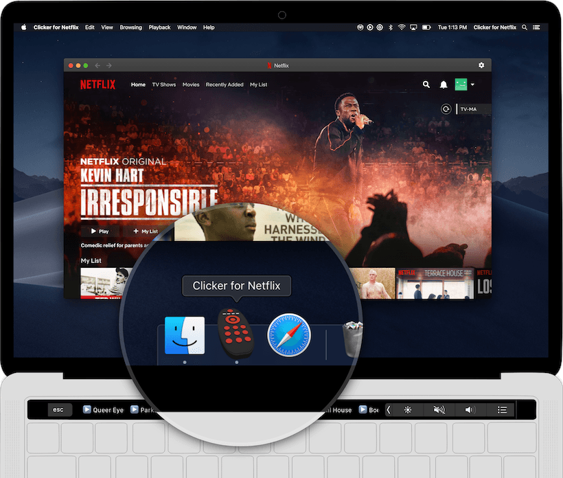 تطبيق Clicker لتشغيل نتفلكس بشكل رسمي على حواسب ماك