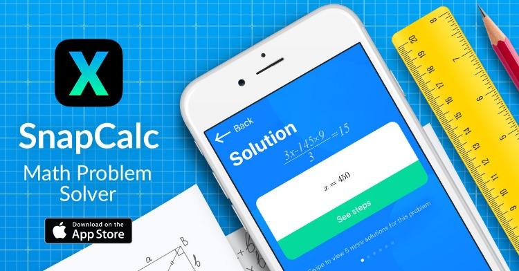تطبيق SnapCalc لحل المسائل الرياضية بسهولة بالتقاط الصور لها