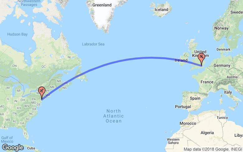 موقع calculate flight time لحساب وقت رحلات الطائرات من أي بلد لأخرى