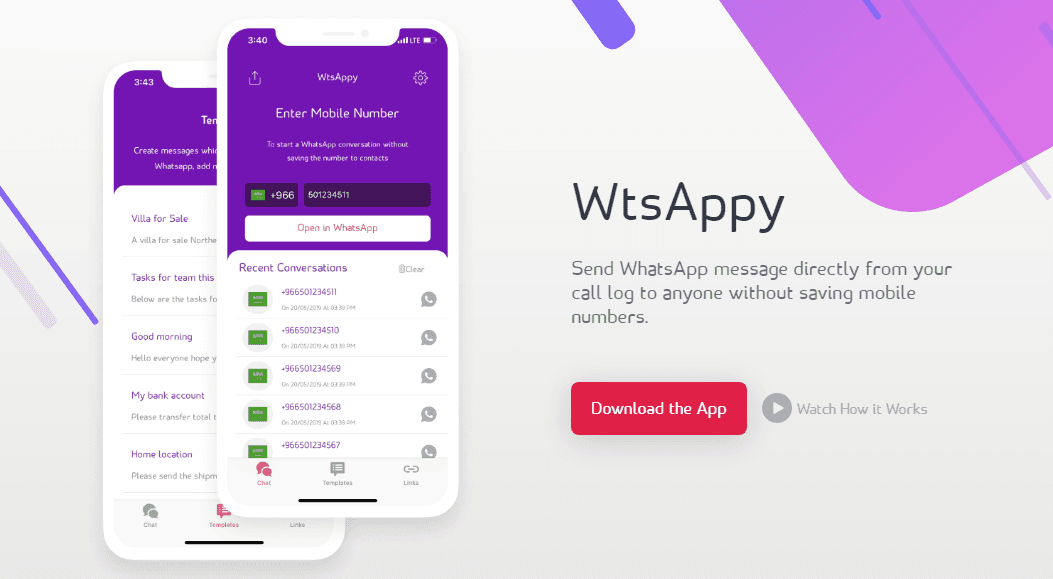 تطبيق واتسابي من STC يتيح لك التحدث مع أي شخص على واتساب دون حفظ رقمه