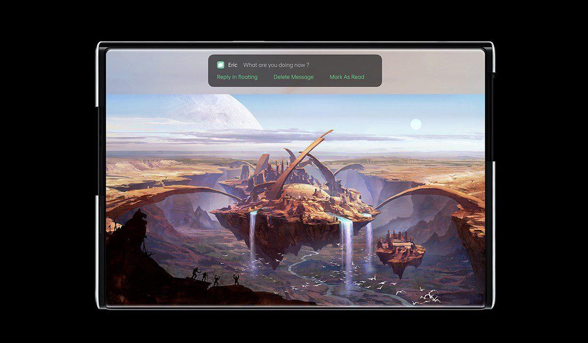 Oppo تكشف عن نموذج لهاتف مميز بشاشة قابلة للتدوير يعرف بهاتف Oppo X 2021