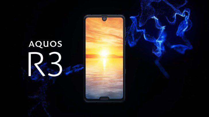 Sharp تعلن رسمياً عن هاتف Aquos R3 الذي يدعم معدل تحديث 120Hz ويأتي بنتوء مزدوج