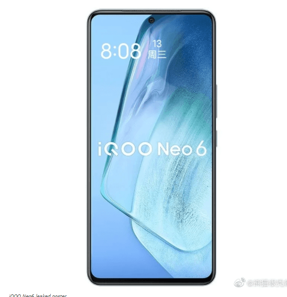 ظهور صور جديدة لهاتف iQOO Neo6 مع التلميح إلى تاريخ الإطلاق