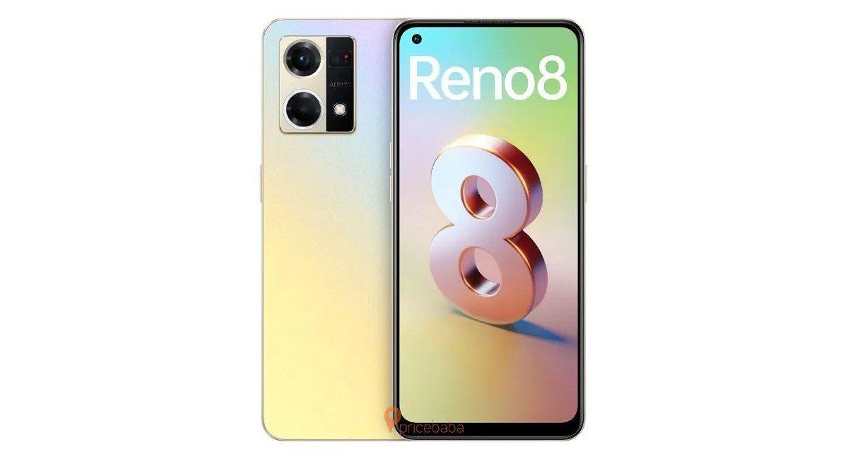تسريبات مصورة لهاتف Oppo Reno8 4G باللون الذهبي