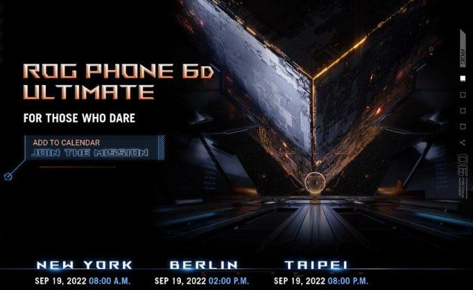 تفاصيل مواصفات وألوان هاتف Asus ROG Phone 6D Ultimate