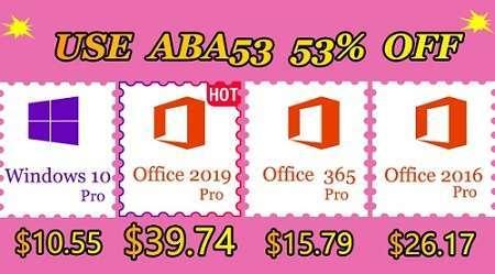 الآن مفاتيح تفعيل منتجات مايكروسوفت ويندوز 10 وأوفيس متاحة بتخفيضات كبيرة!