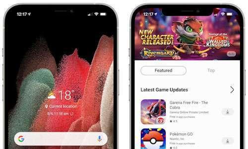 كيفية تجربة هواتف سامسونج جالكسي على الايفون؟