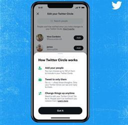 تتيح مشاركة التغريدات مع مجموعة محددة من المتابعين.. “تويتر” تطلق ميزة “Twitter Circle”